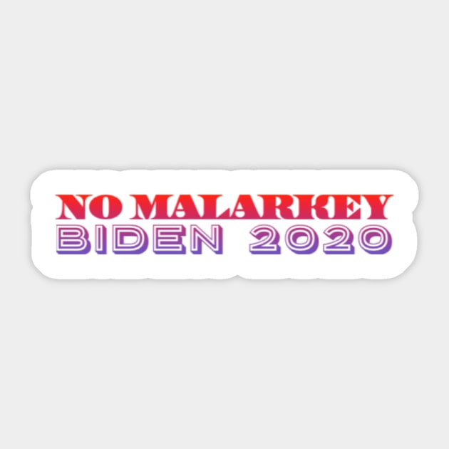 No malarkey Sticker by Sloop